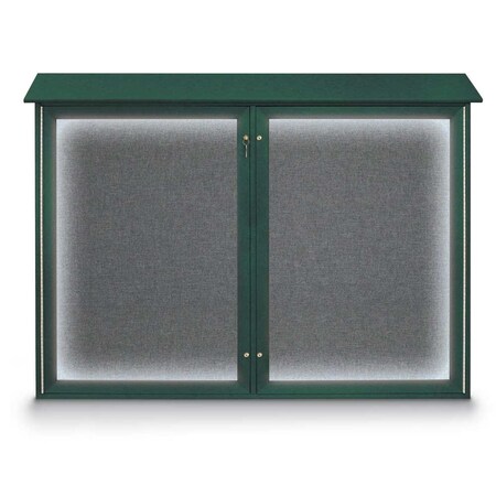United Visual Products Open Faced Traditional Rounded Corkboard UV645ARC-BLACK-RUBBER